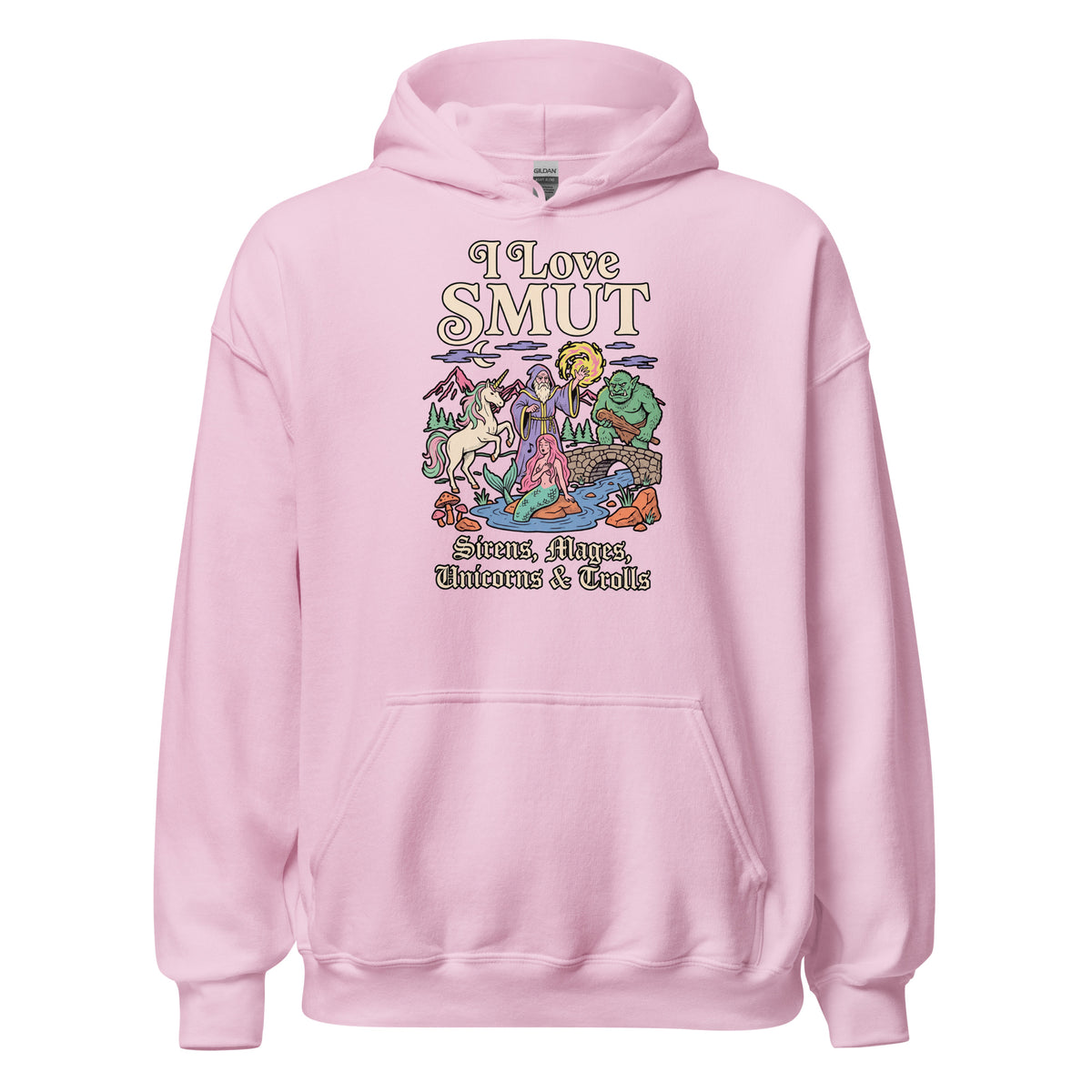 I Love SMUT (Sirens, Mages, Unicorns & Trolls) Hoodie Orbital Clothing