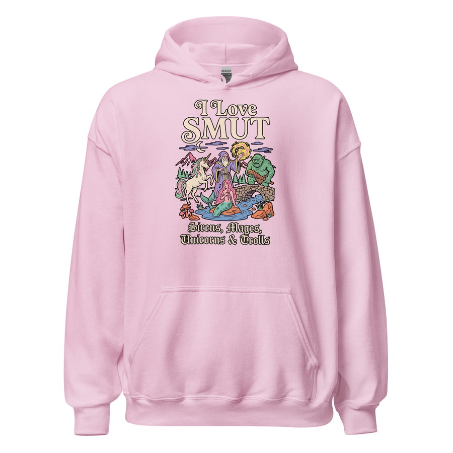I Love SMUT (Sirens, Mages, Unicorns & Trolls) Hoodie Orbital Clothing
