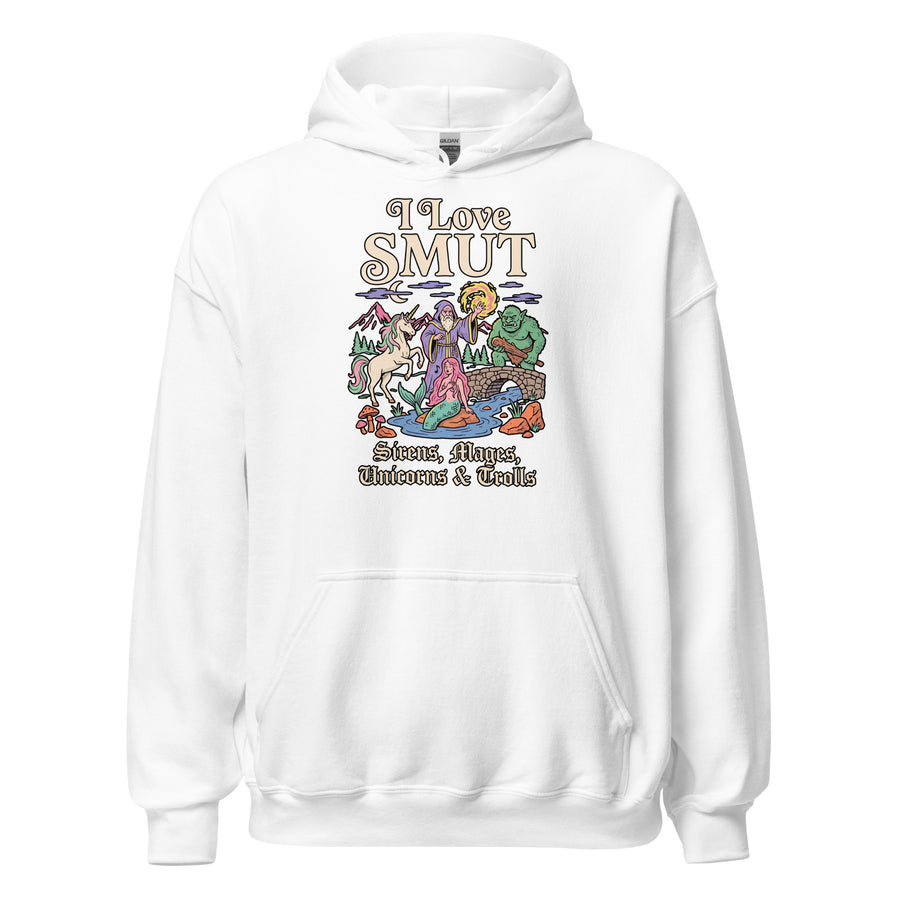 I Love SMUT (Sirens, Mages, Unicorns & Trolls) Hoodie Orbital Clothing