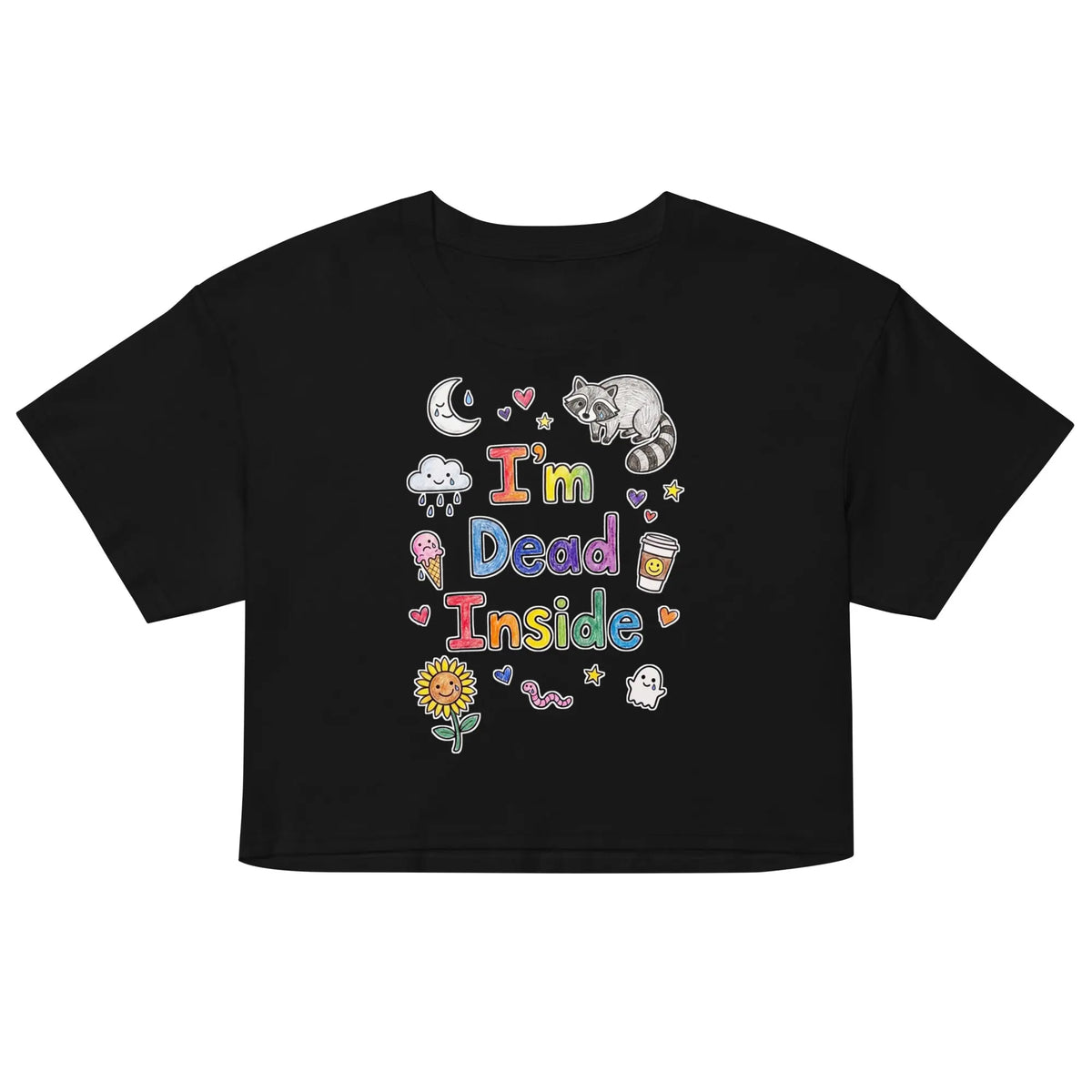 I'm Dead Inside Women’s crop top Orbital Clothing