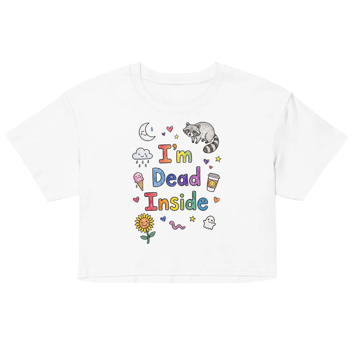 I'm Dead Inside Women’s crop top Orbital Clothing