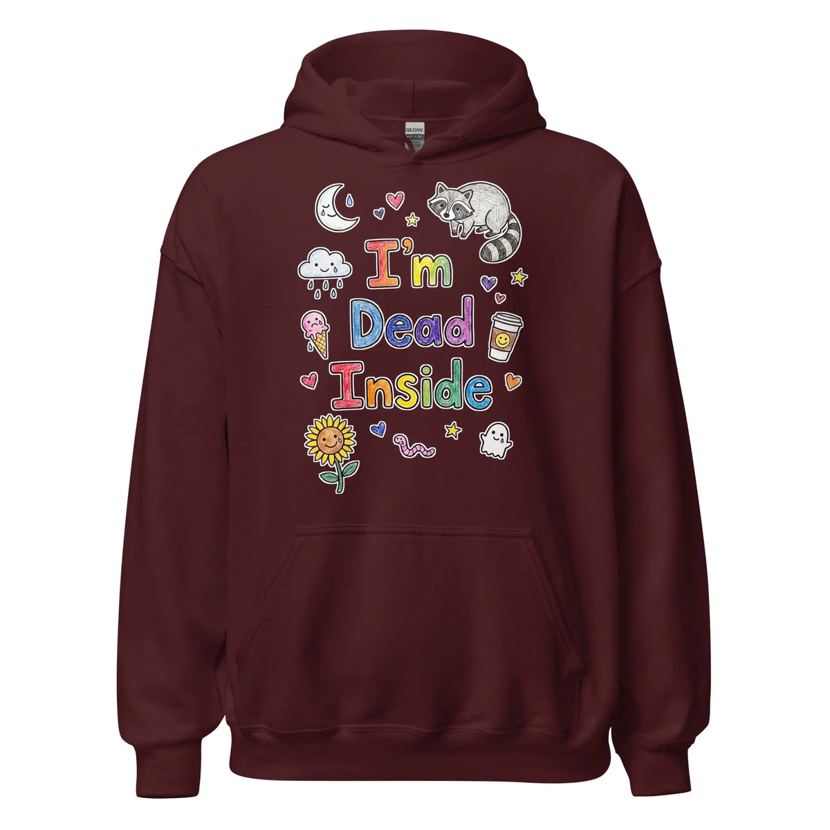 I'm Dead Inside Hoodie Orbital Clothing