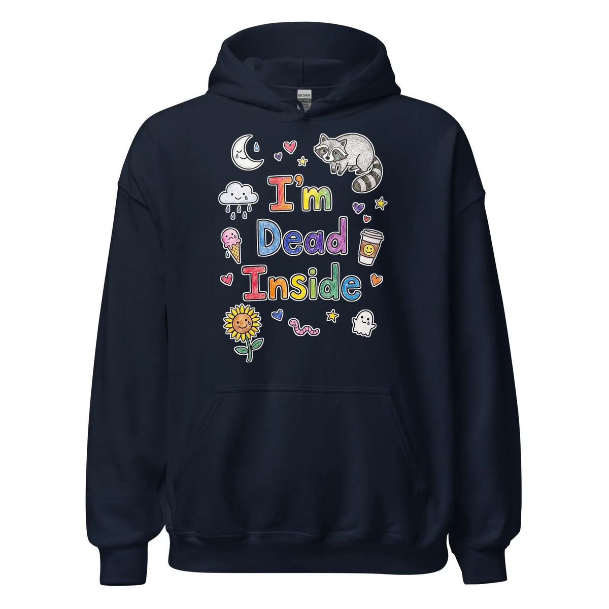 I'm Dead Inside Hoodie Orbital Clothing
