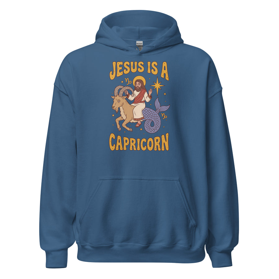 Jesus Is A Capricorn Hoodie Orbital Clothing