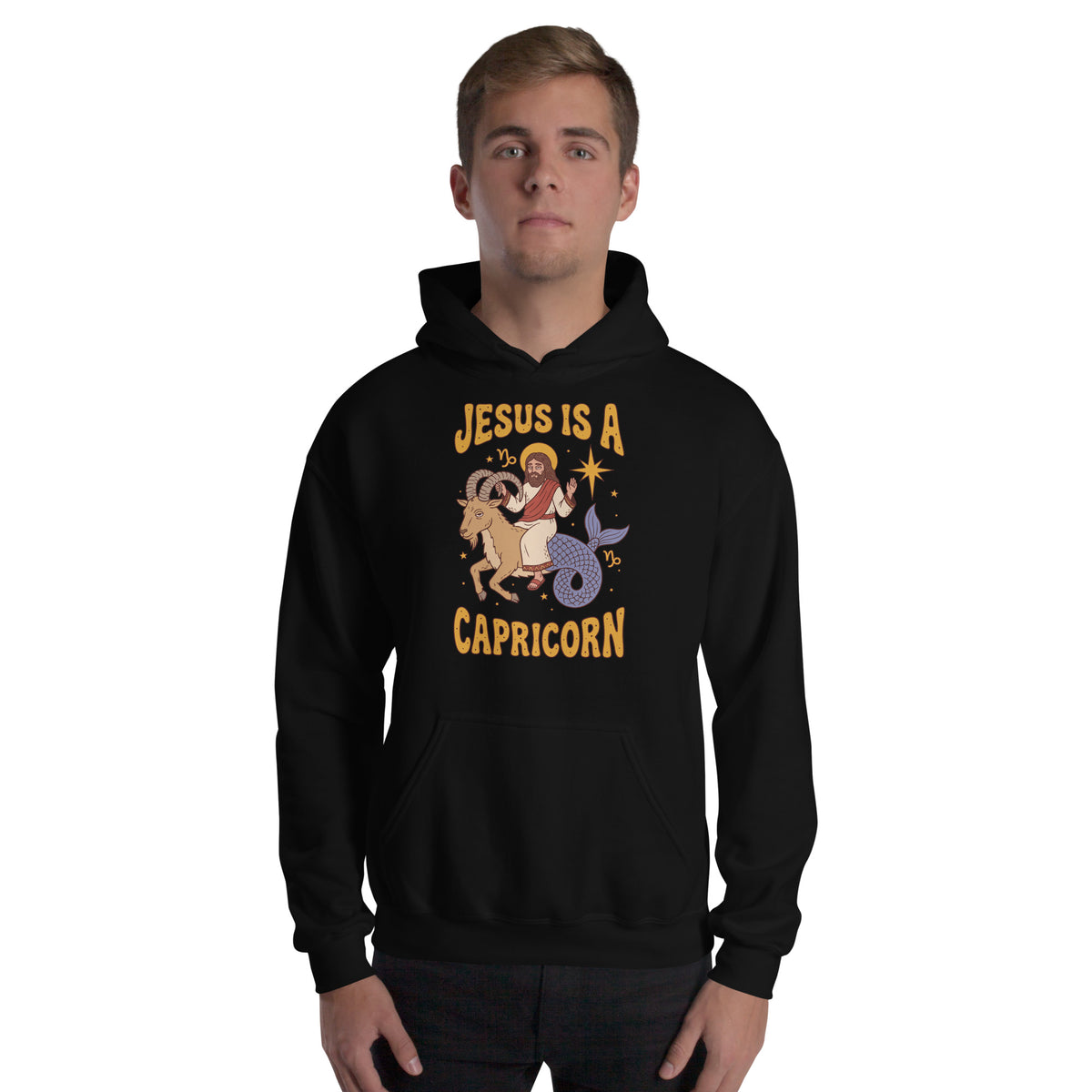Jesus Is A Capricorn Hoodie Orbital Clothing