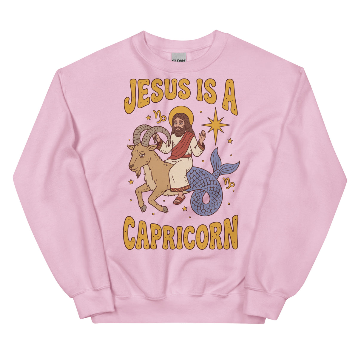 Jesus Is A Capricorn Sweatshirt Orbital Clothing