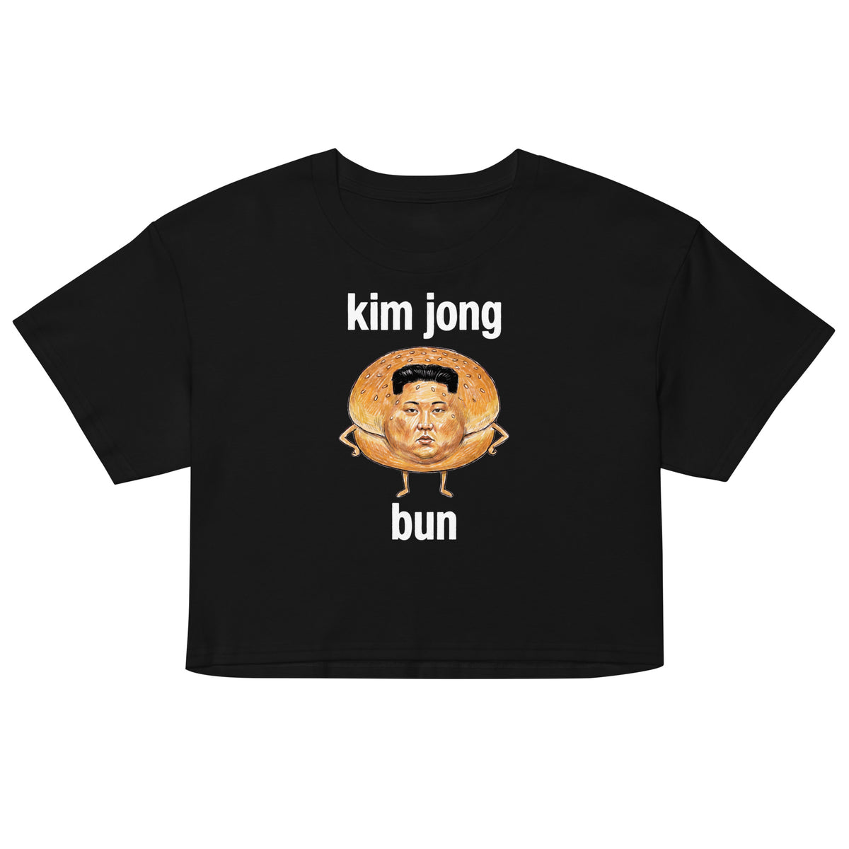 Kim Jong Bun Women’s crop top Orbital Clothing