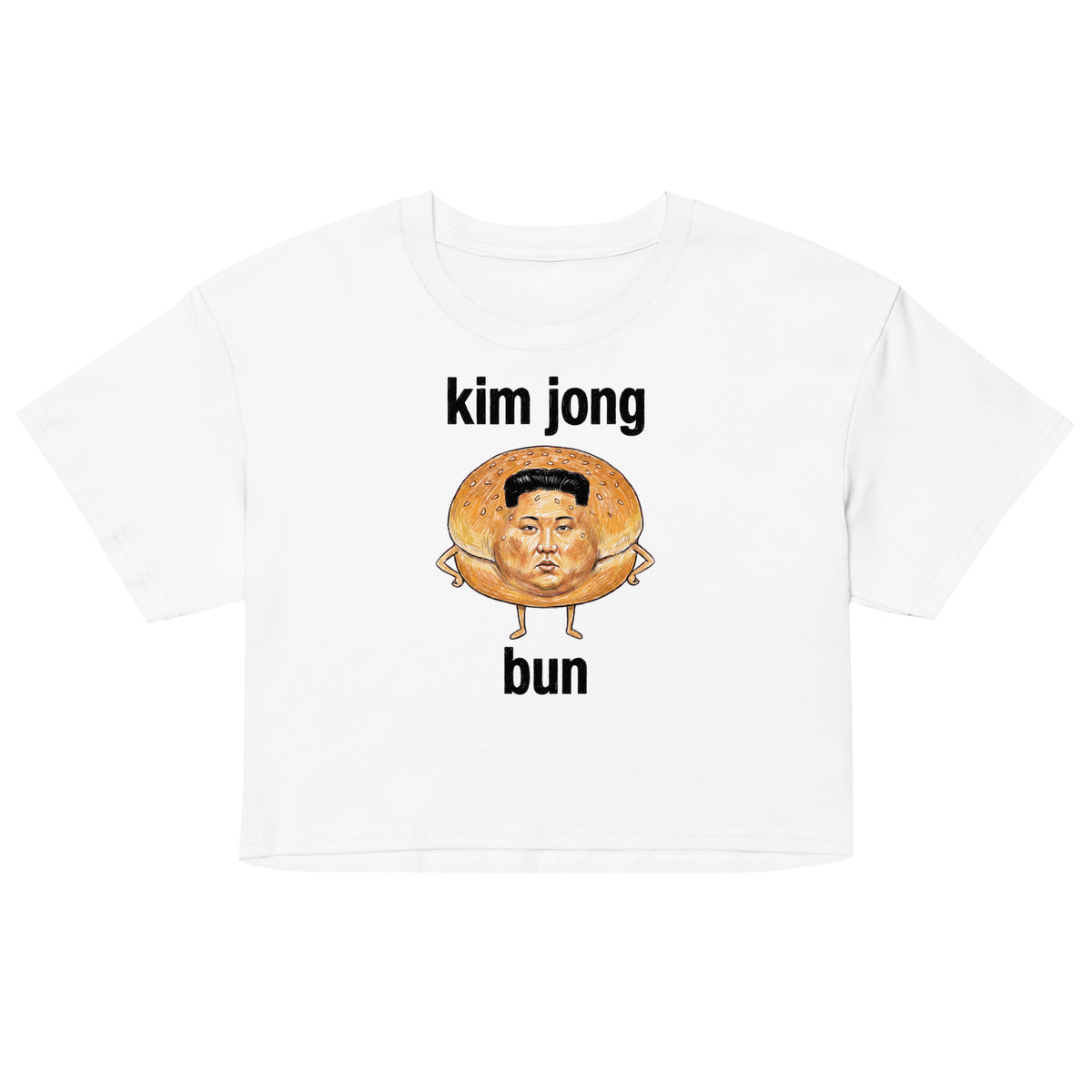 Kim Jong Bun Women’s crop top Orbital Clothing