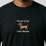 Stolz auf mein kleines Würstchen (bestickt) T-Shirt