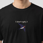 Ik spuug niet, ik slik (geborduurd) T-shirt