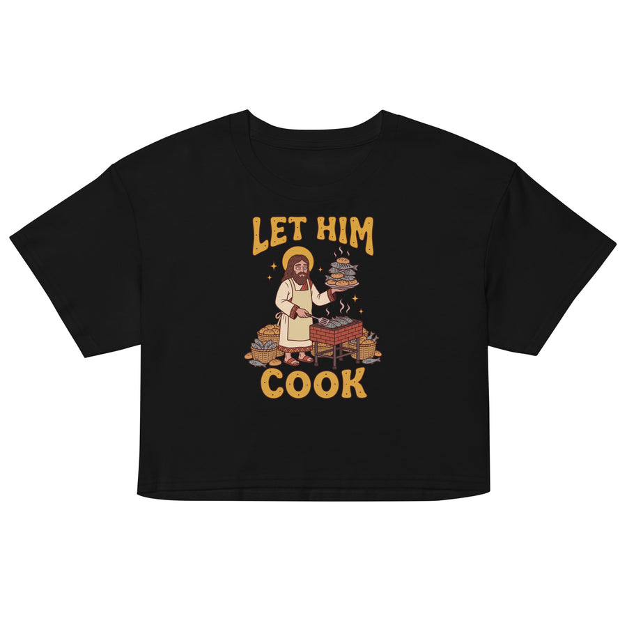 Let Him Cook Women’s crop top Orbital Clothing