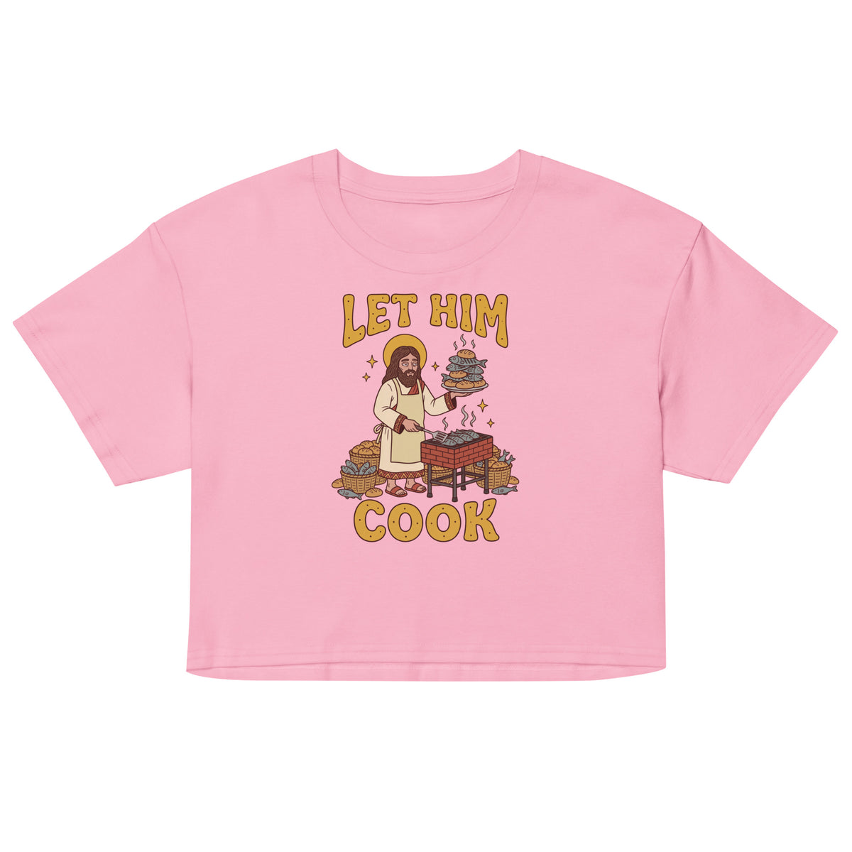 Let Him Cook Women’s crop top Orbital Clothing