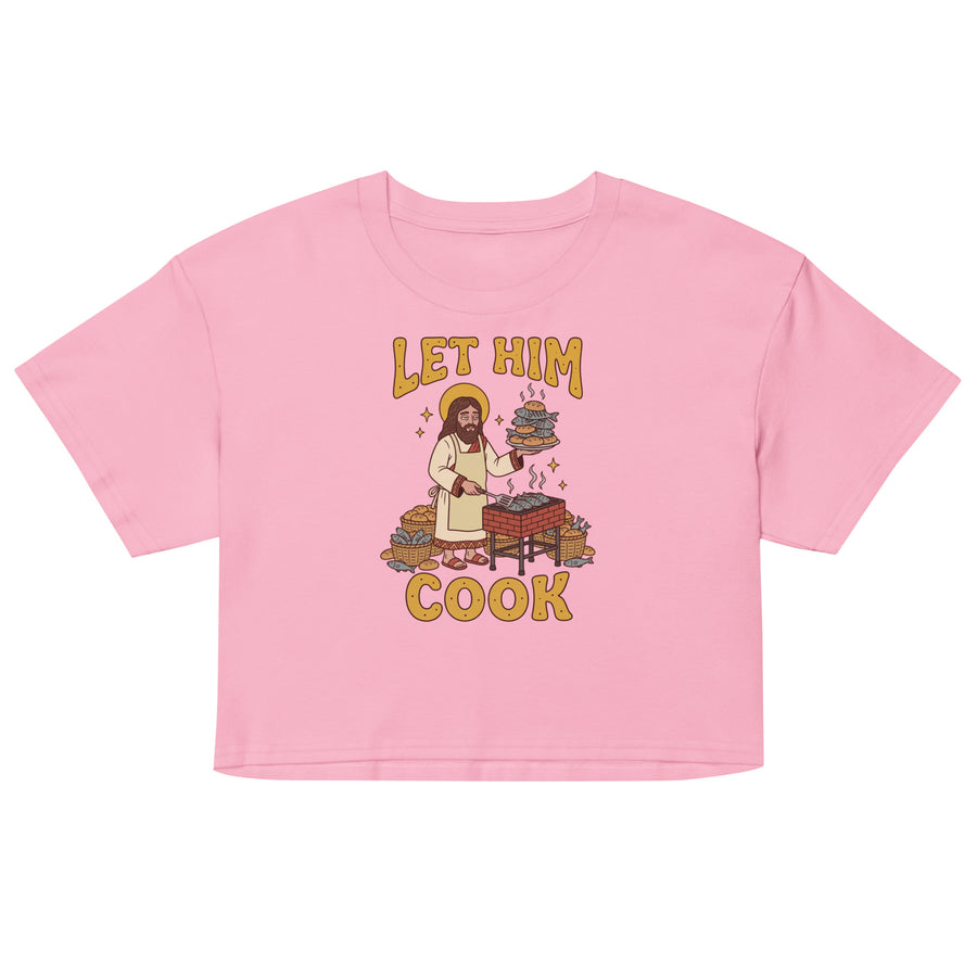 Let Him Cook Women’s crop top Orbital Clothing