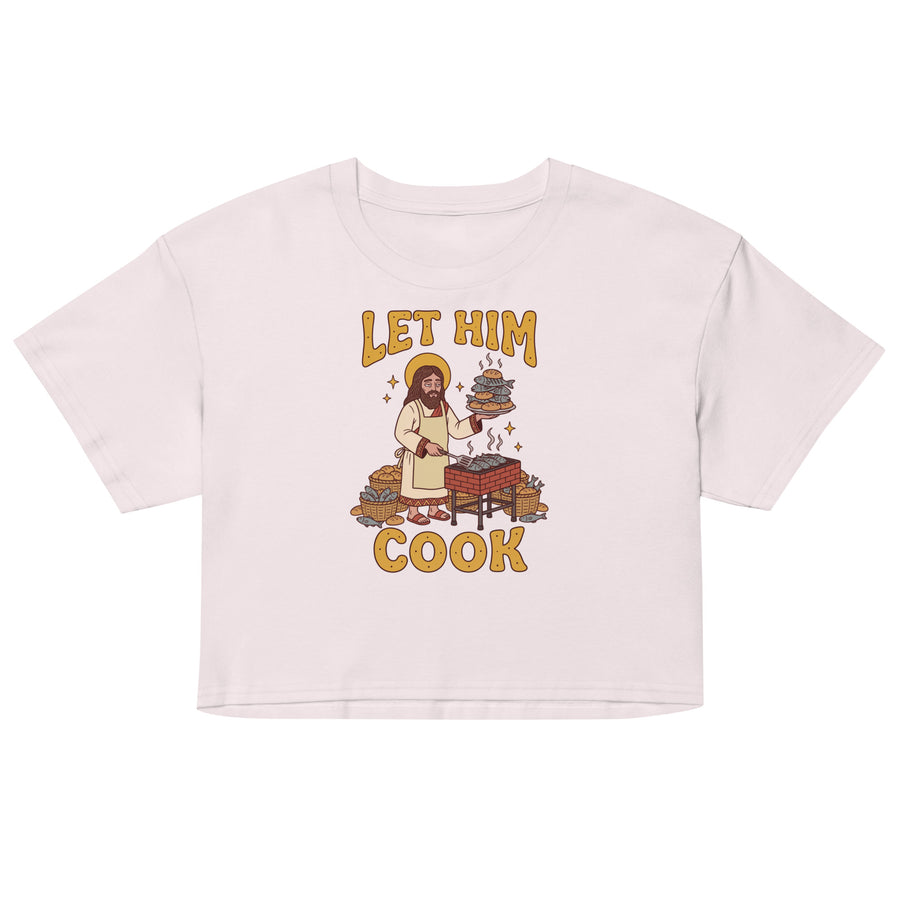 Let Him Cook Women’s crop top Orbital Clothing