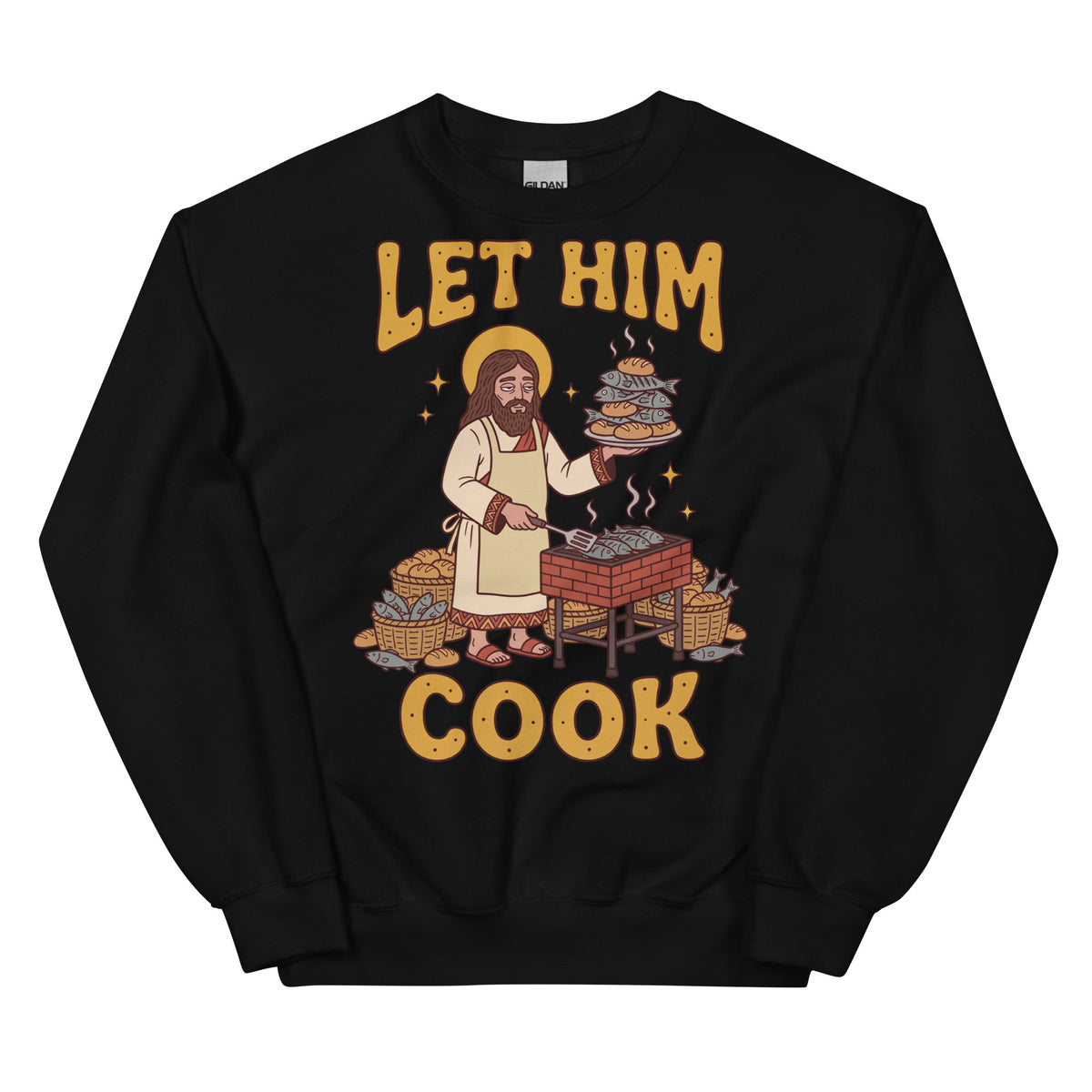 Let Him Cook Sweatshirt Orbital Clothing
