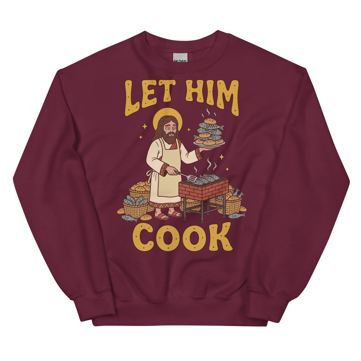 Let Him Cook Sweatshirt Orbital Clothing