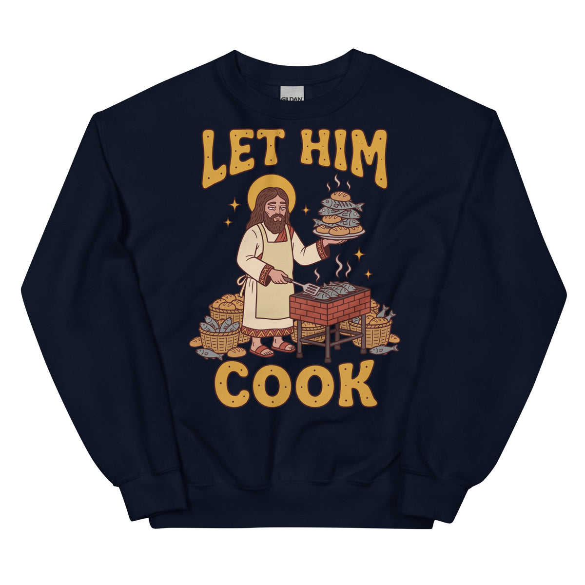 Let Him Cook Sweatshirt Orbital Clothing