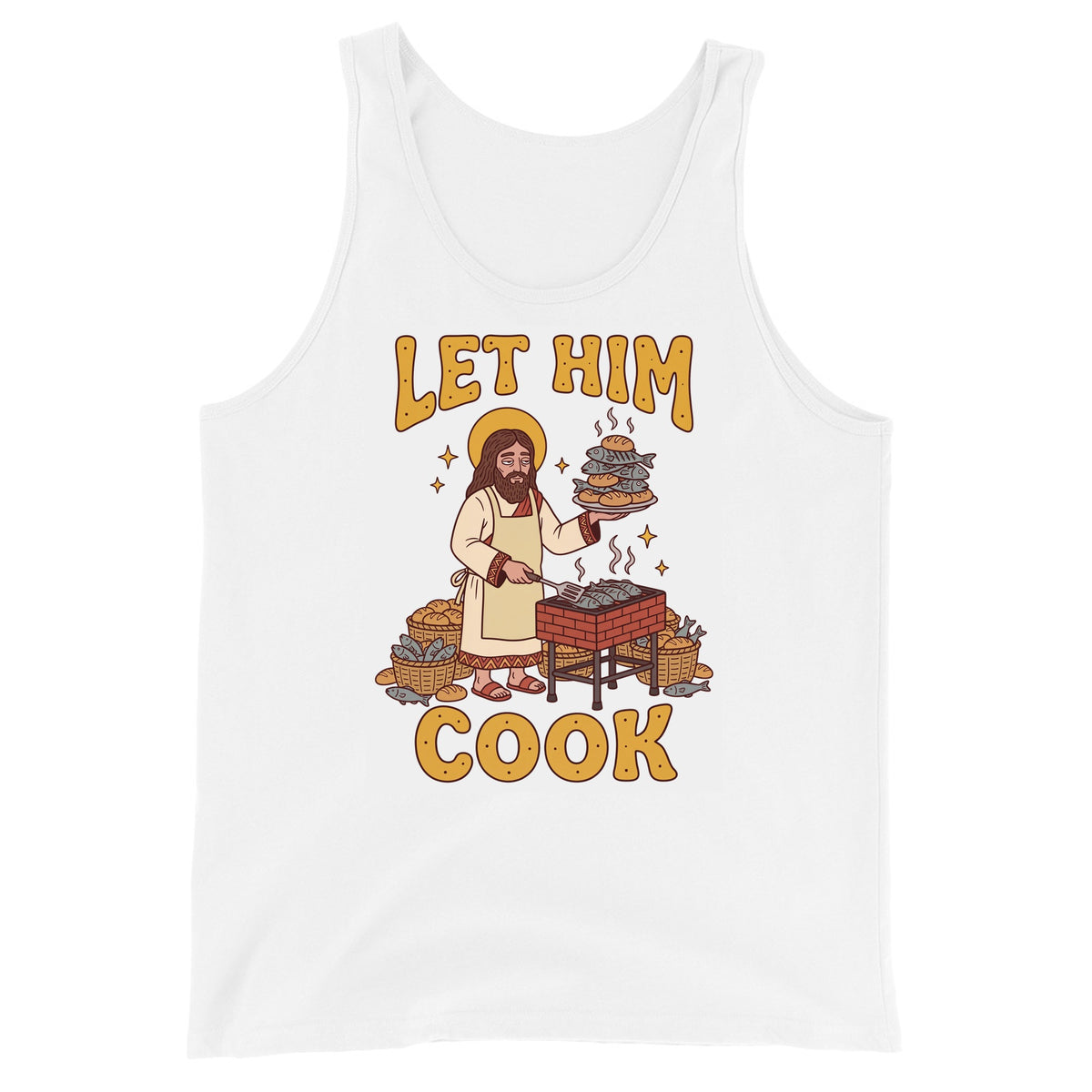 Let Him Cook Tank Top Orbital Clothing