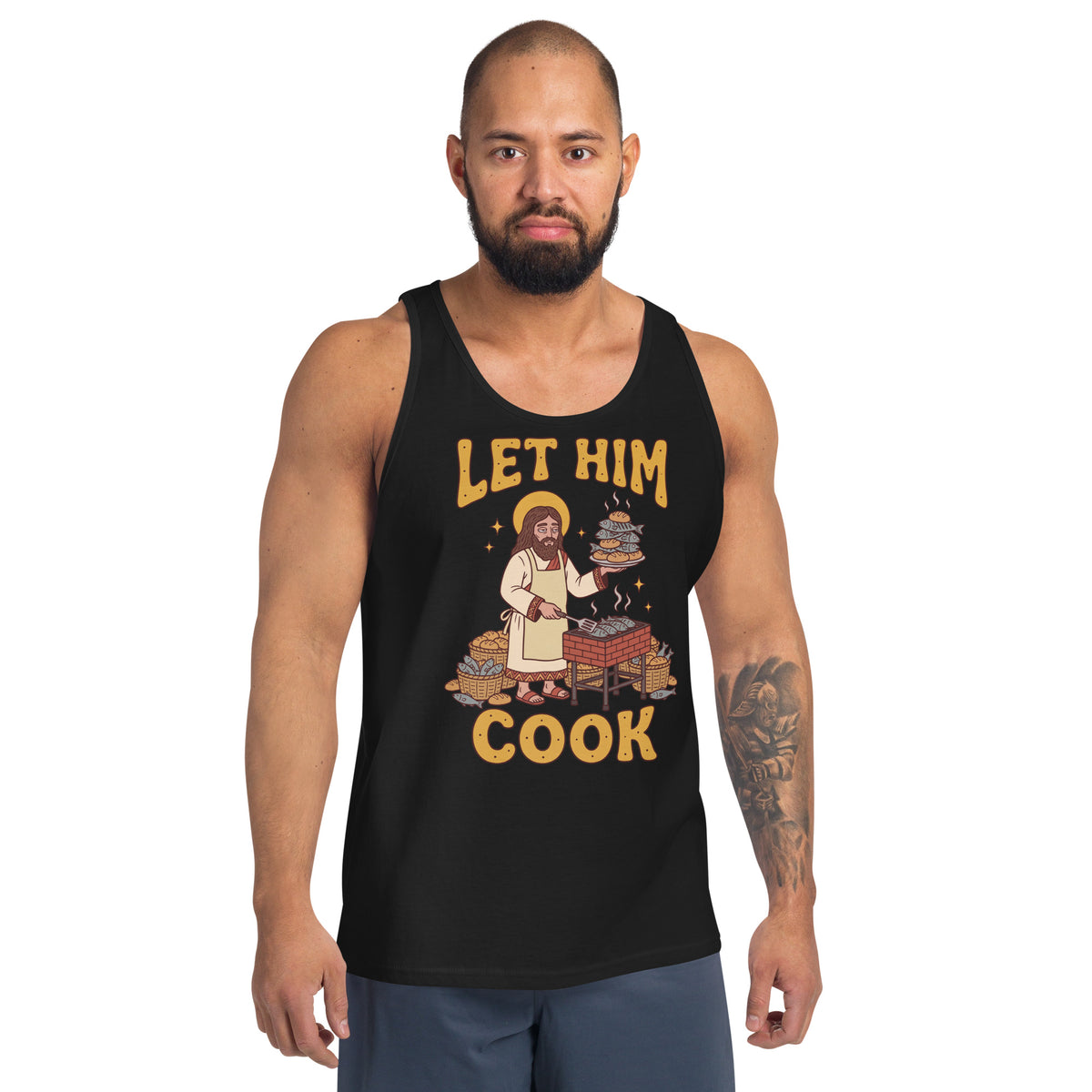 Let Him Cook Tank Top Orbital Clothing