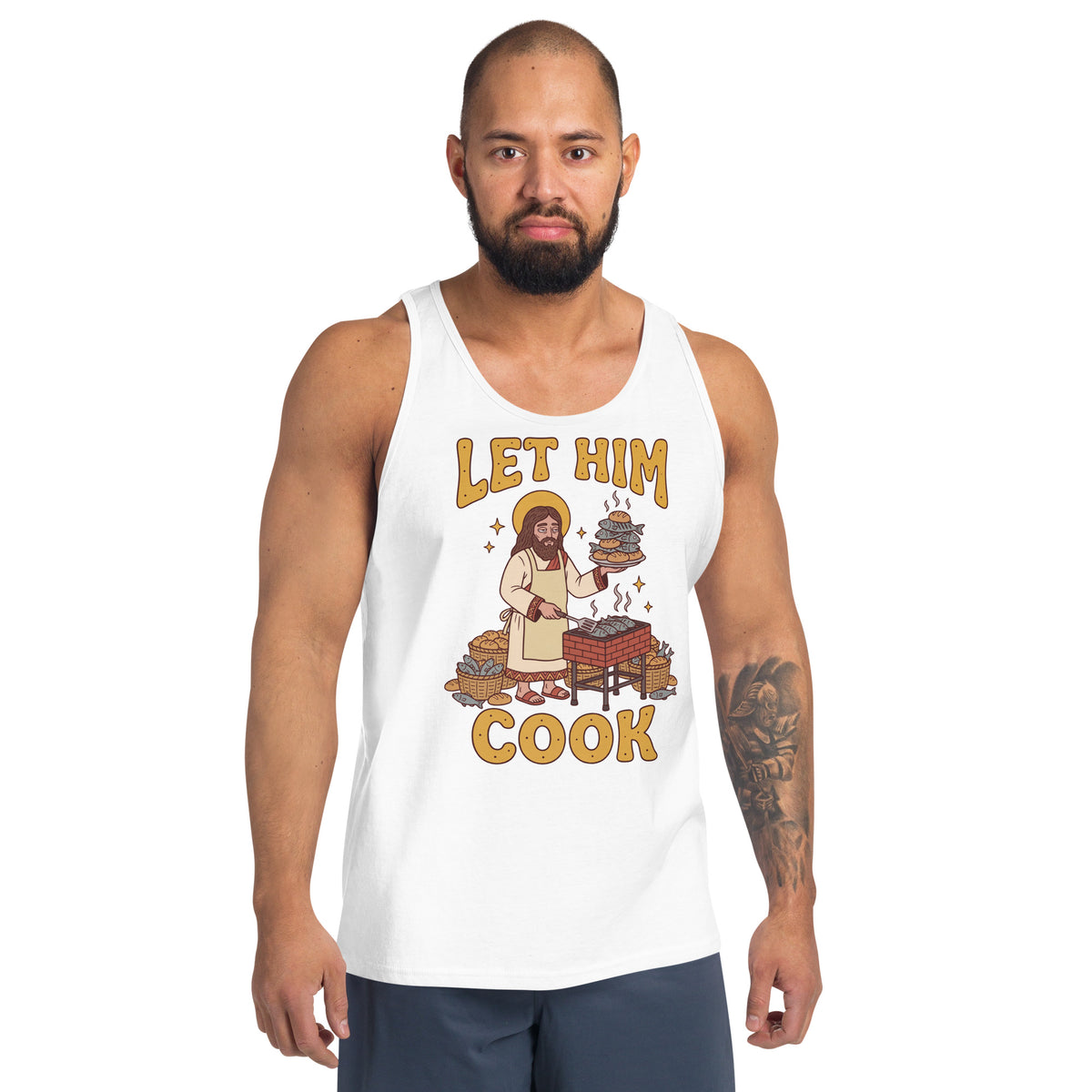 Let Him Cook Tank Top Orbital Clothing