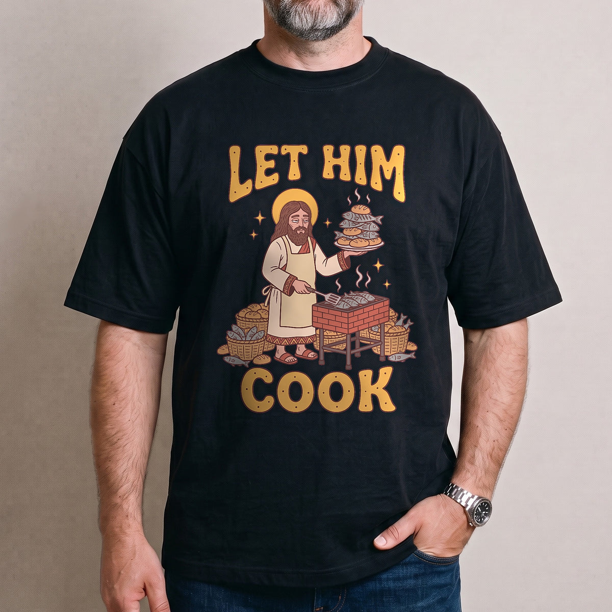 Let Him Cook T-Shirt - Orbital Clothing