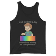 Bel mijn Roy G. Biv omdat ik zichtbaar op het spectrum zit Tank Top