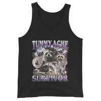 Tanktop für Bauchweh-Überlebende - Schwarz / S