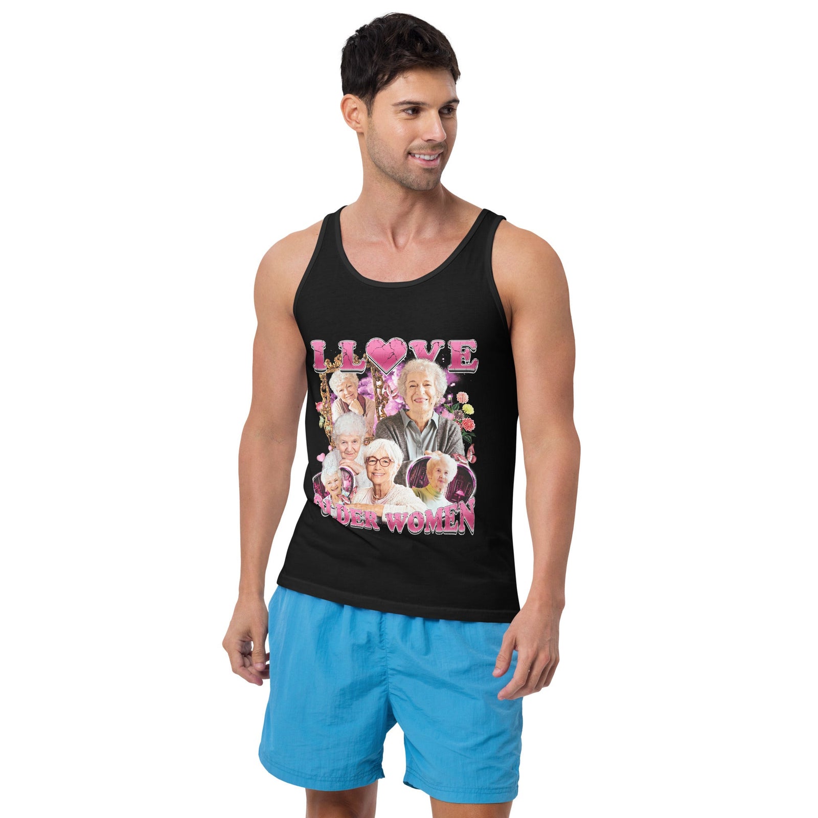 I love Older Women Tank Top Orbital Clothing