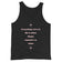 Everything I love in life is either illegal, expensive or asian Tank Top