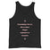 Everything I love in life is either illegal, expensive or brunette Tank Top