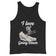 I love going down (skiing) Tank Top