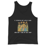 It was only a kiss How did it end up like this Jesus & Judas Tank Top