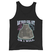 Eat Your Girl Out or I will Tank Top - Black / S