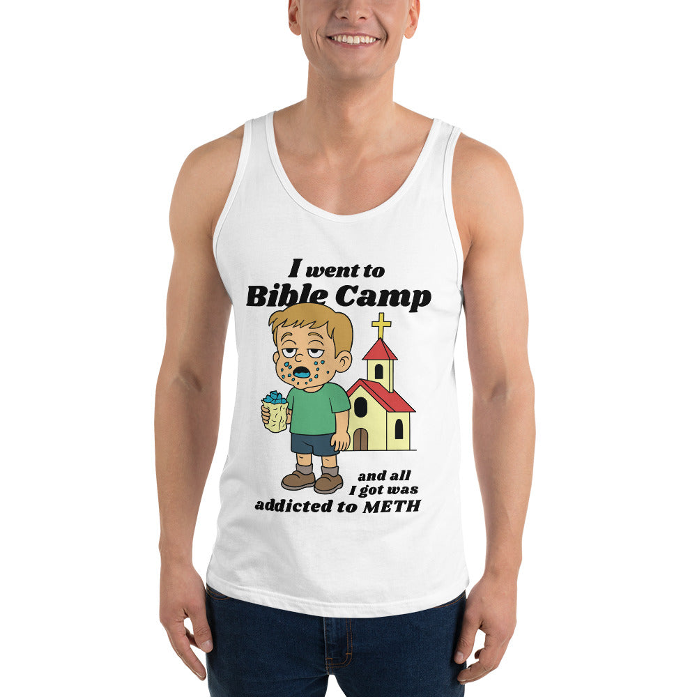 I went to Bible Camp and all I got was addicted to Meth Tank Top