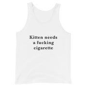 Kätzchen braucht eine Zigarette Tanktop