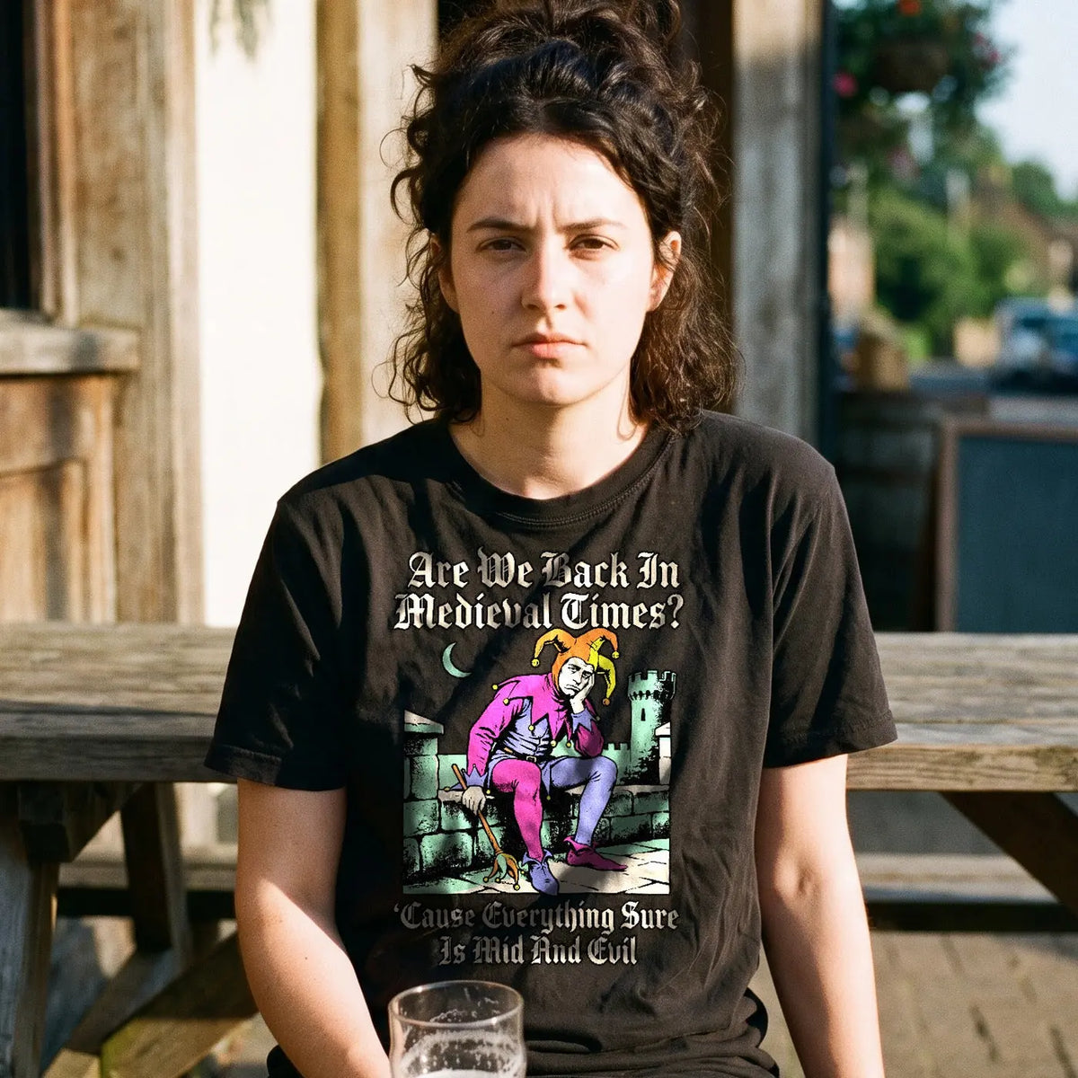 Mid And Evil (Are We Back In Medieval Times?) T-Shirt Orbital Clothing