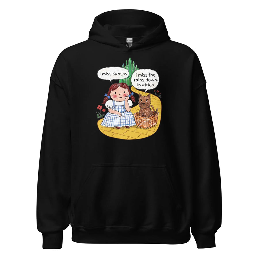 I Miss Kansas (I Miss The Rains Down In Africa) Hoodie Orbital Clothing