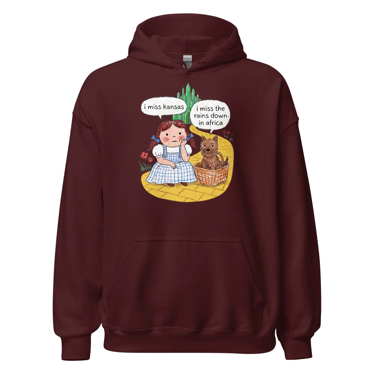I Miss Kansas (I Miss The Rains Down In Africa) Hoodie Orbital Clothing