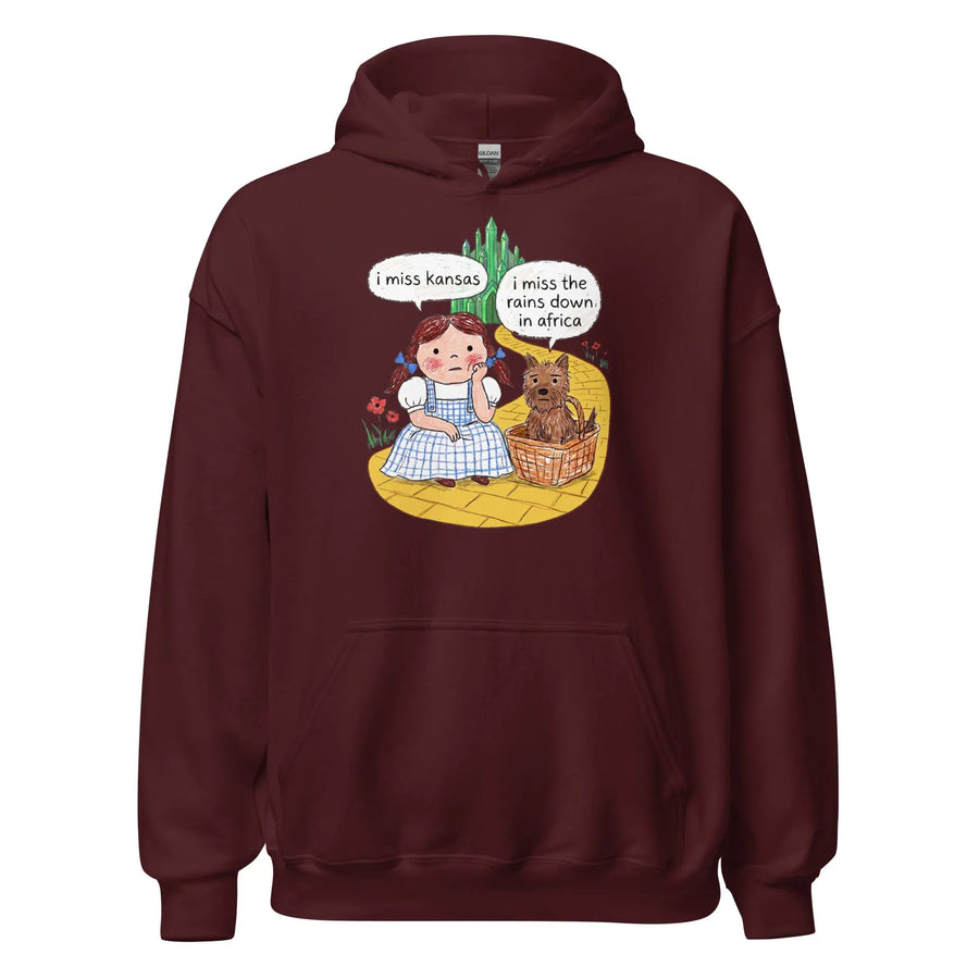 I Miss Kansas (I Miss The Rains Down In Africa) Hoodie Orbital Clothing
