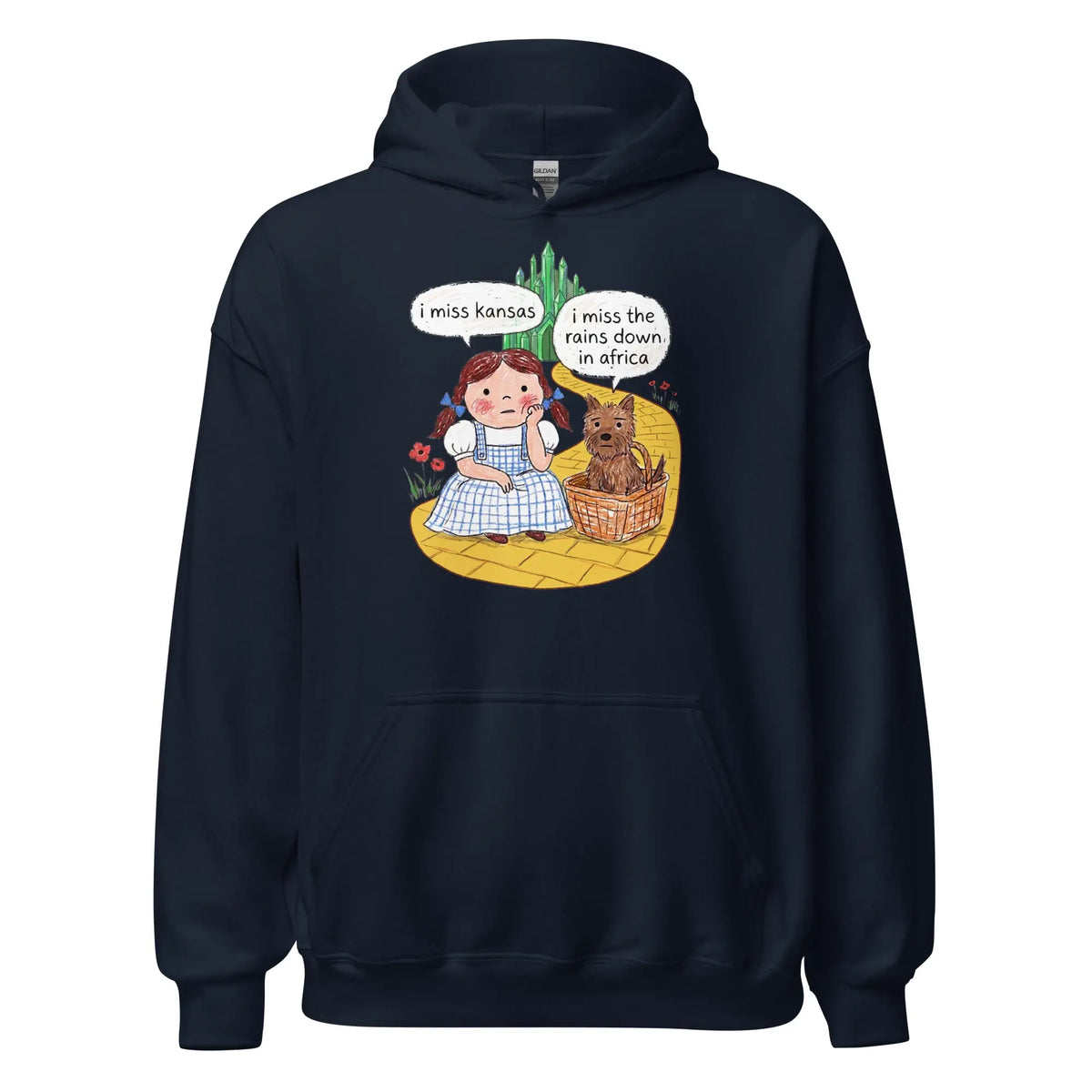 I Miss Kansas (I Miss The Rains Down In Africa) Hoodie Orbital Clothing