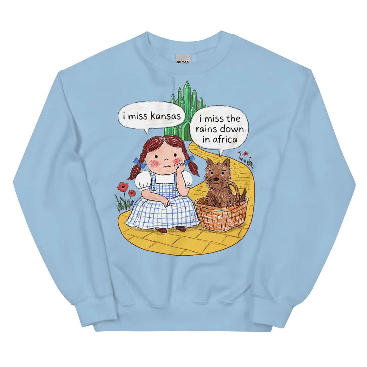 I Miss Kansas (I Miss The Rains Down In Africa) Sweatshirt Orbital Clothing