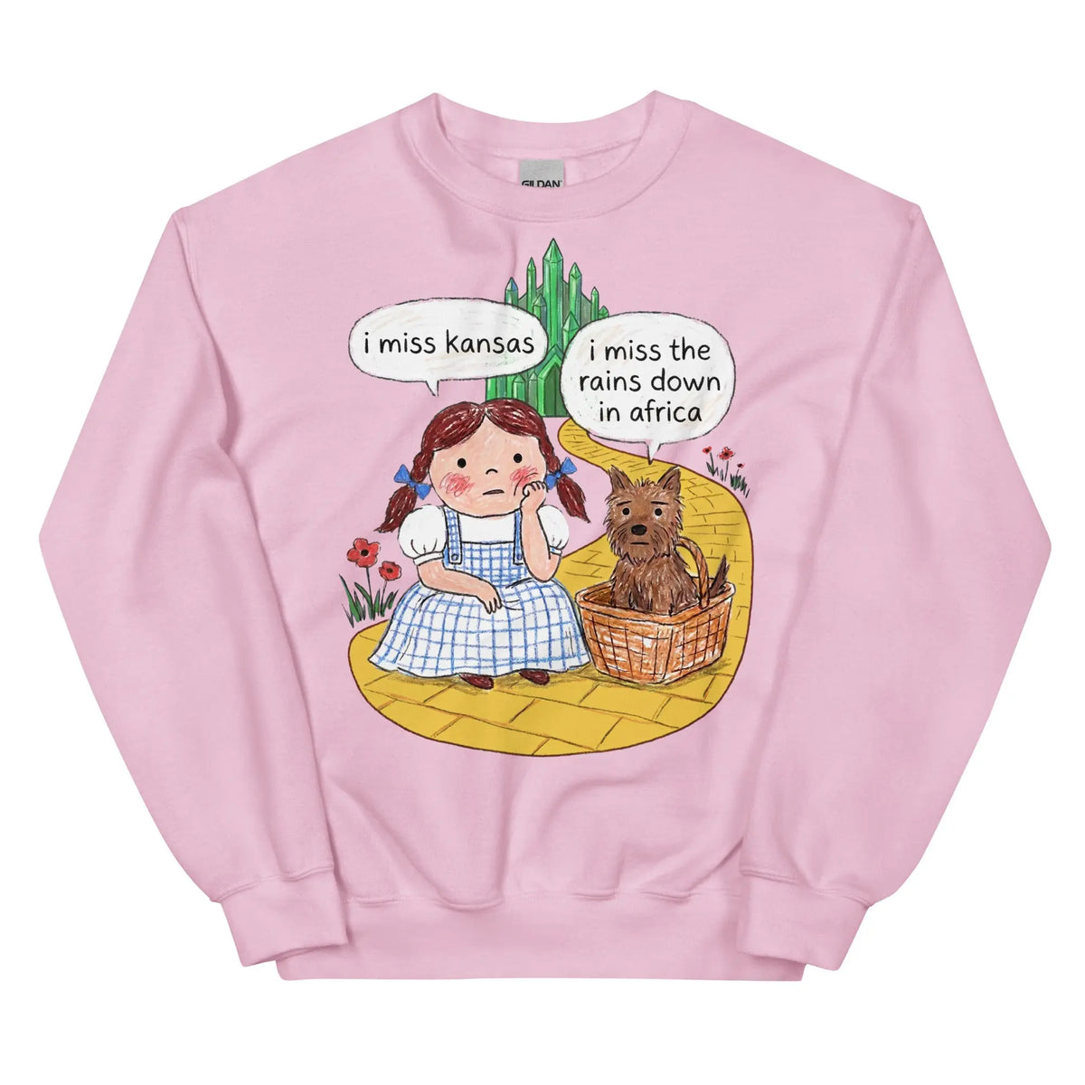 I Miss Kansas (I Miss The Rains Down In Africa) Sweatshirt Orbital Clothing