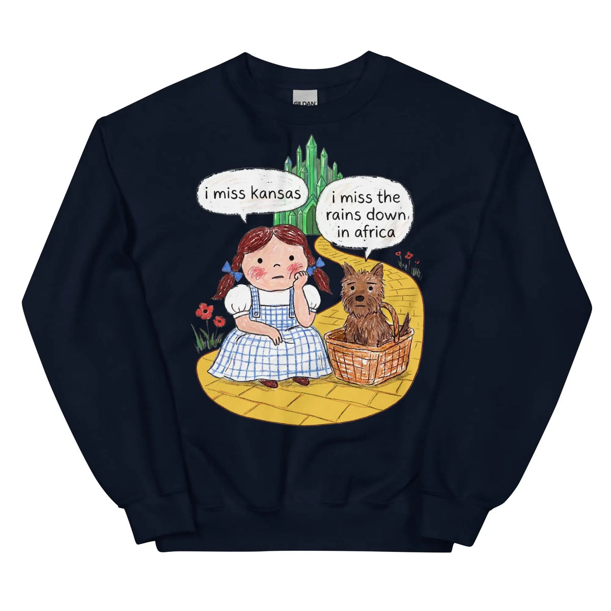 I Miss Kansas (I Miss The Rains Down In Africa) Sweatshirt Orbital Clothing
