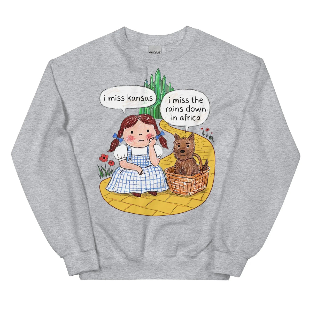 I Miss Kansas (I Miss The Rains Down In Africa) Sweatshirt Orbital Clothing