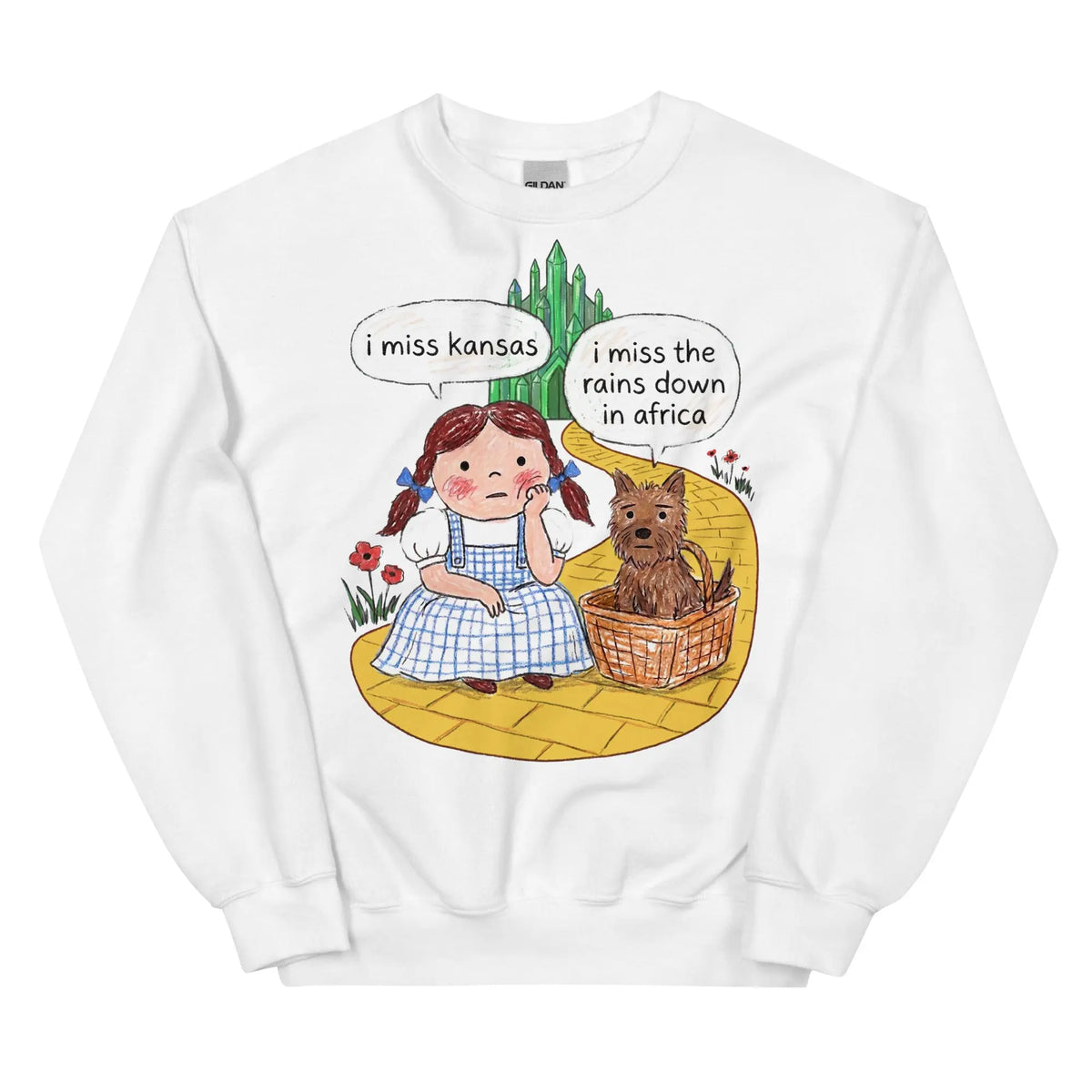 I Miss Kansas (I Miss The Rains Down In Africa) Sweatshirt Orbital Clothing