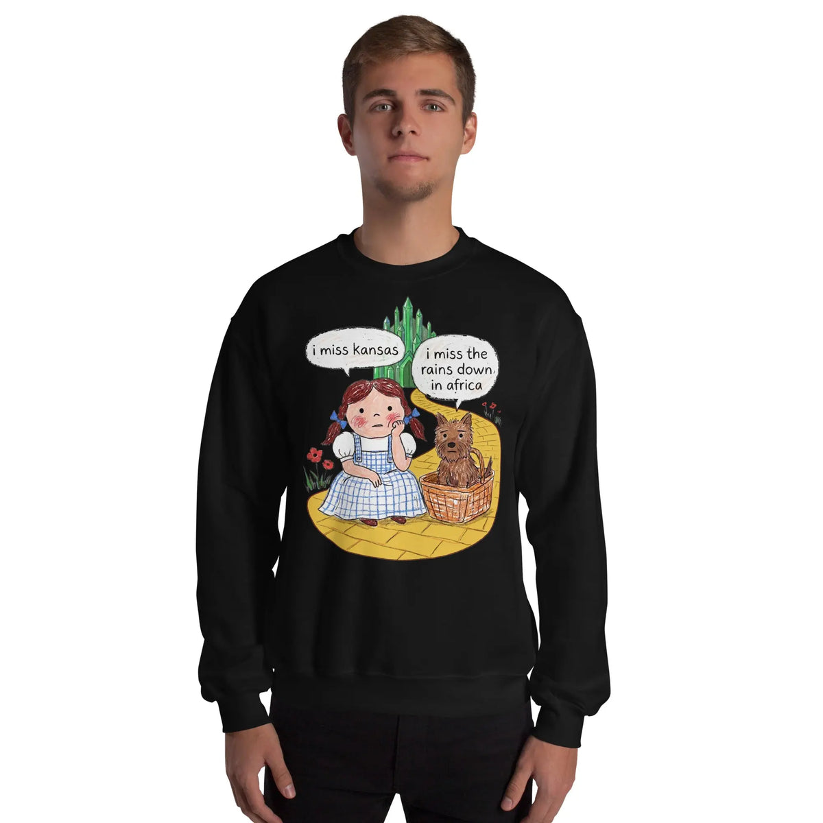 I Miss Kansas (I Miss The Rains Down In Africa) Sweatshirt Orbital Clothing
