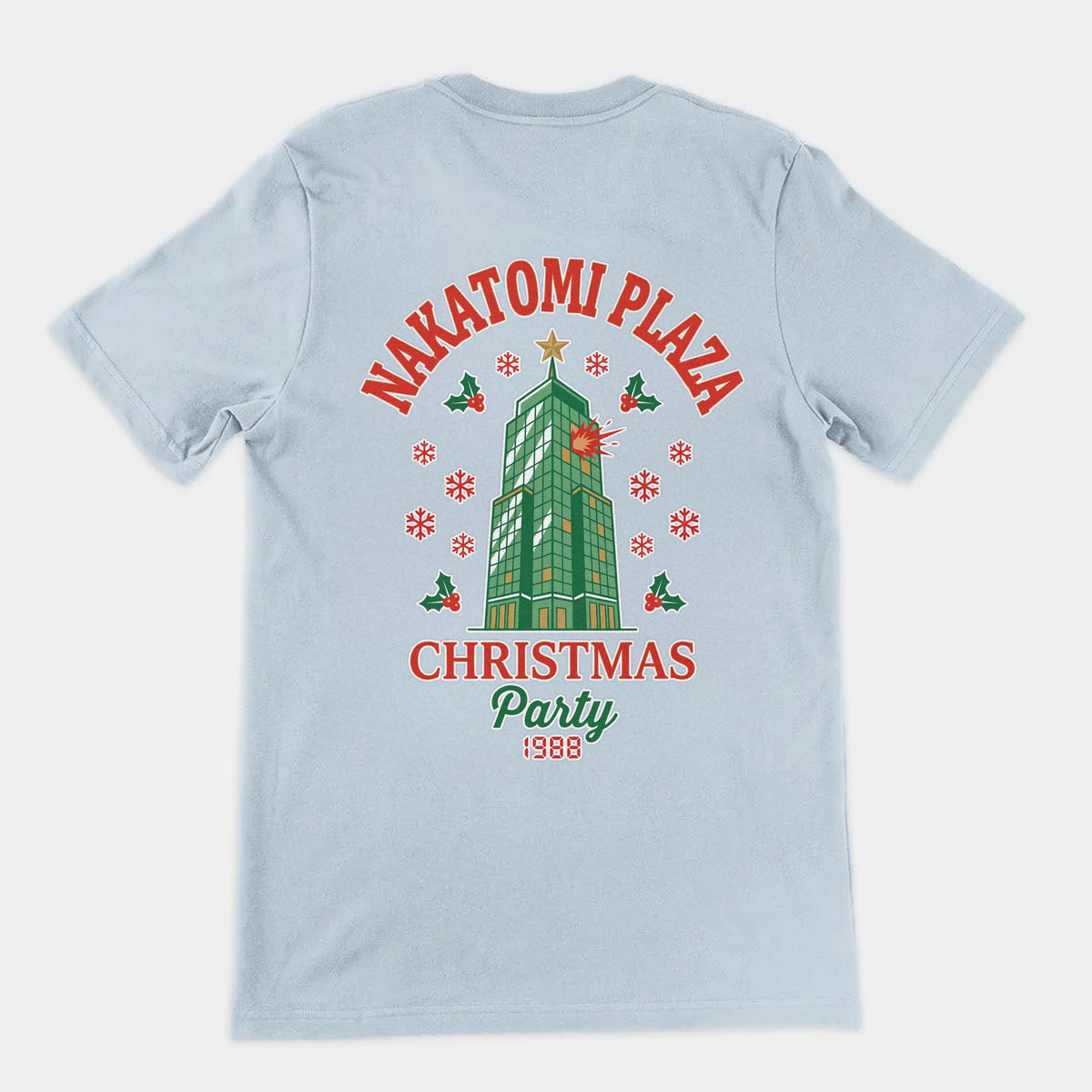 Nakatomi Plaza Christmas Party T-Shirt (backprint) Orbital Clothing