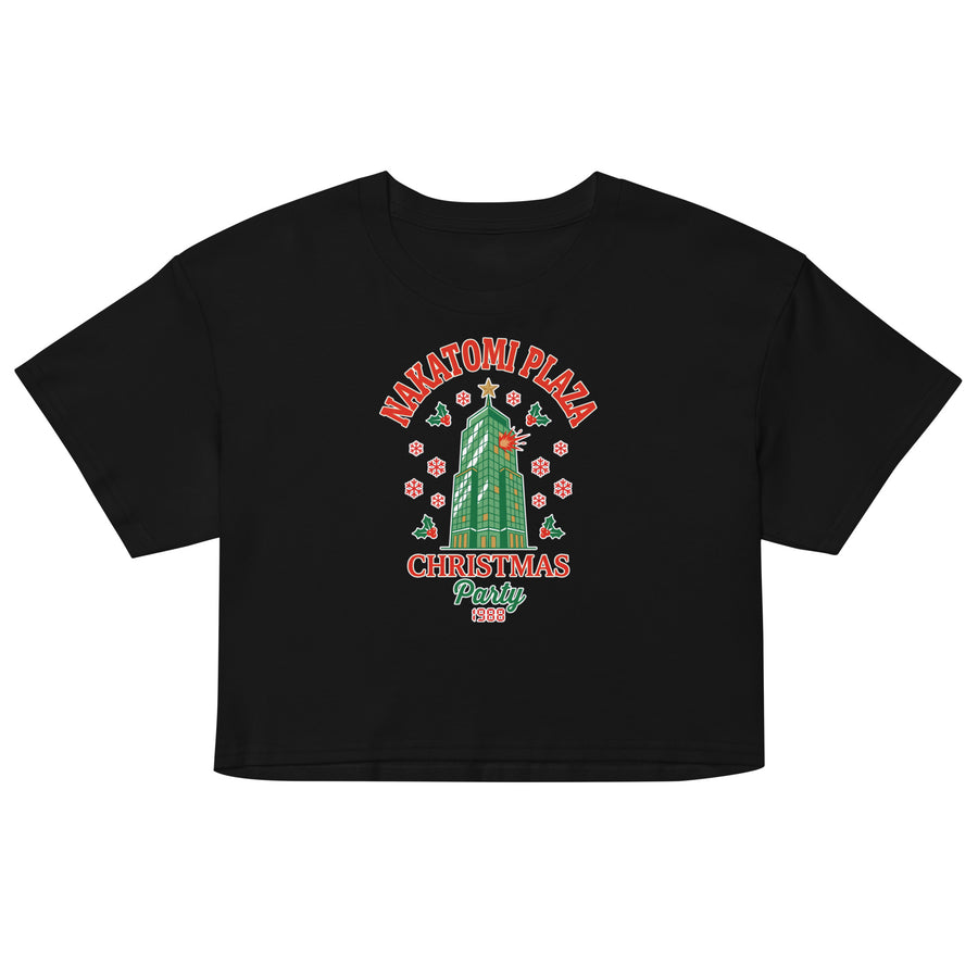Nakatomi Plaza Christmas Party Women’s crop top Orbital Clothing