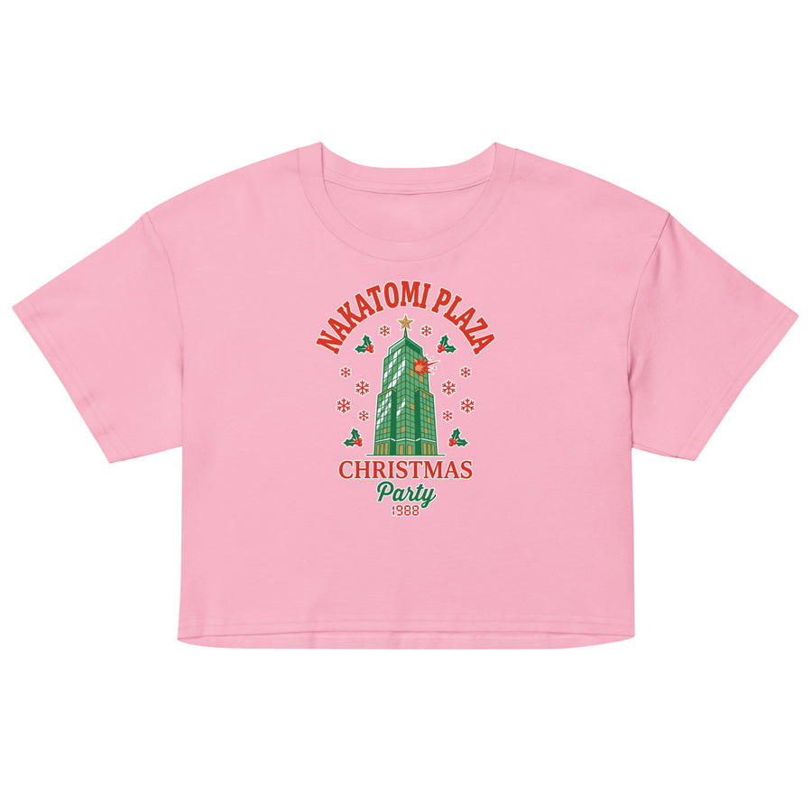 Nakatomi Plaza Christmas Party Women’s crop top Orbital Clothing