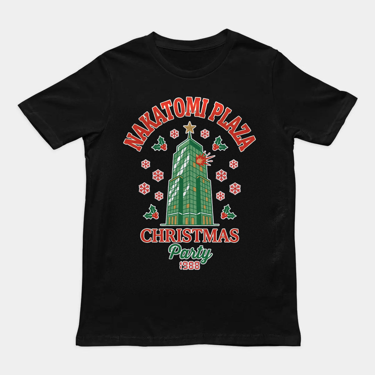 Nakatomi Plaza Christmas Party T-Shirt Orbital Clothing